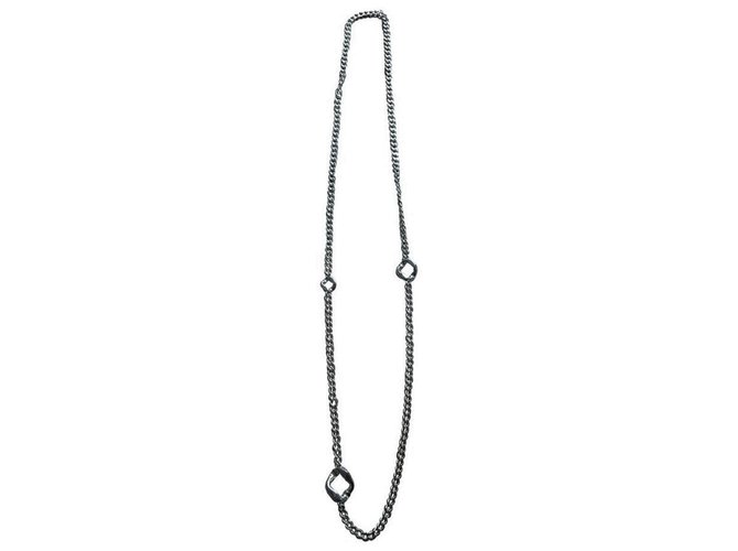 Hermès Agora lunghe collane Argento Argento