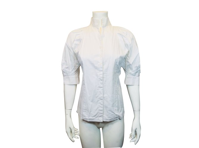 Adolfo Dominguez Chemise Coton Blanc  ref.71677