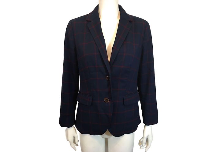 Completo pantalone Tommy Hilfiger Check Rosso Blu Blu navy