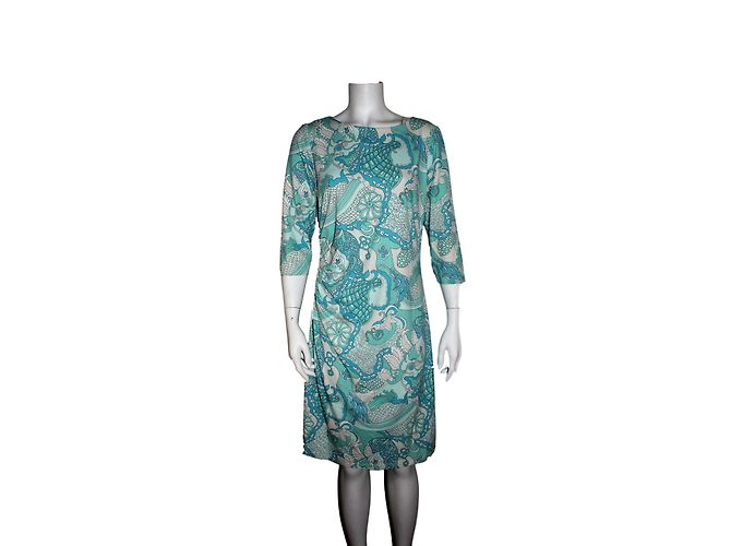 Autre Marque J. Mclaughlin Kleid aus Nylon Hellblau L