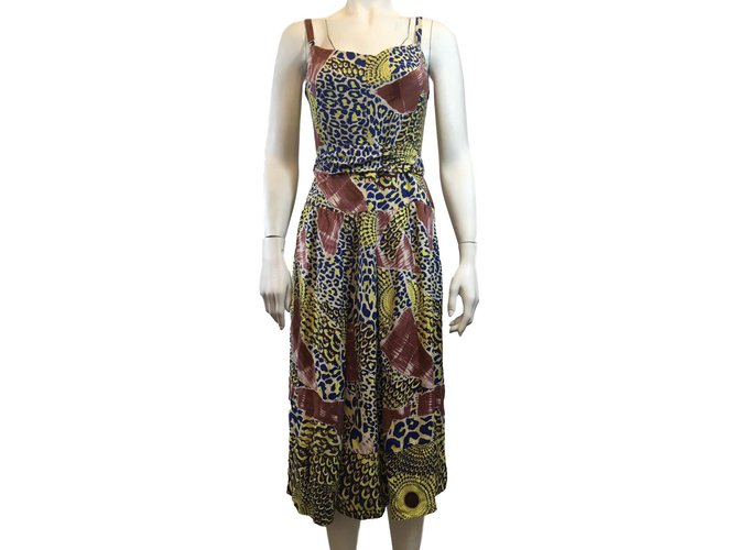 Antik Batik Vestido Multicolor Viscosa  ref.71701
