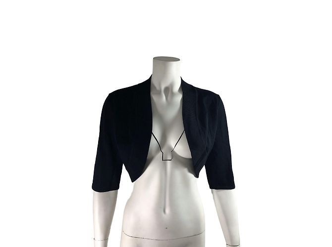 Autre Marque Rickie Freeman for Teri Jon Bolero Black