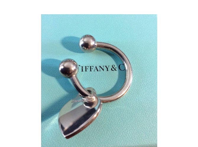Tiffany & Co Bag charms Silvery Silver  ref.71735