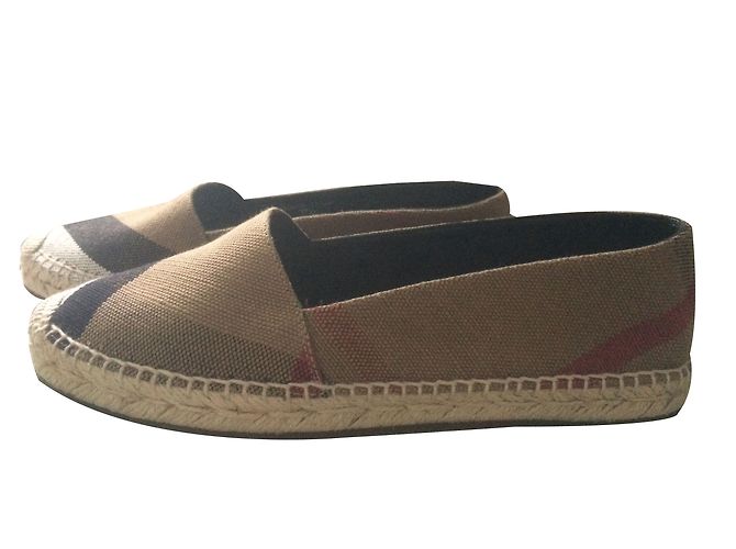 Burberry espadrillas Beige Cotone