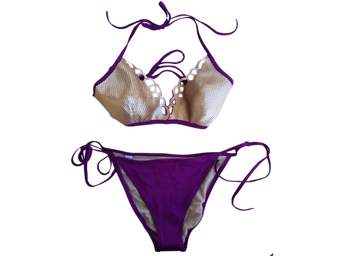 La Perla Swimwear Purple Polyamide  ref.71782