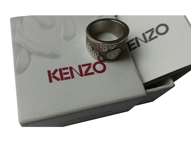 Kenzo rings Silvery Silver  ref.71817