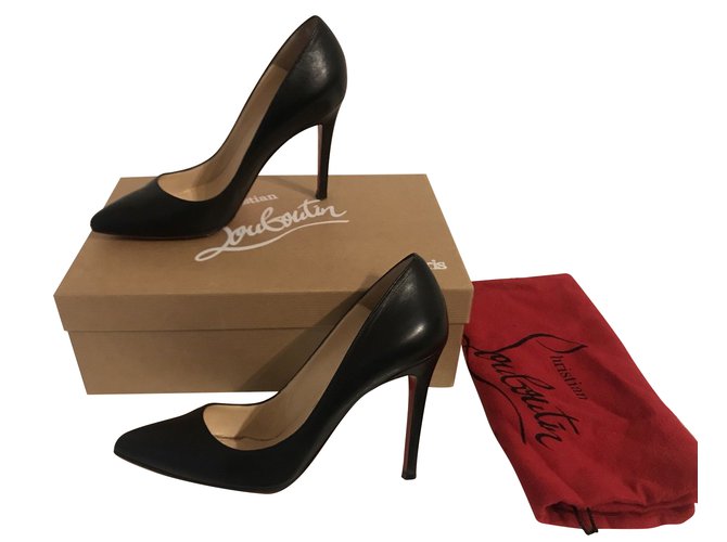 Christian Louboutin Pigalle Black Leather  ref.71829