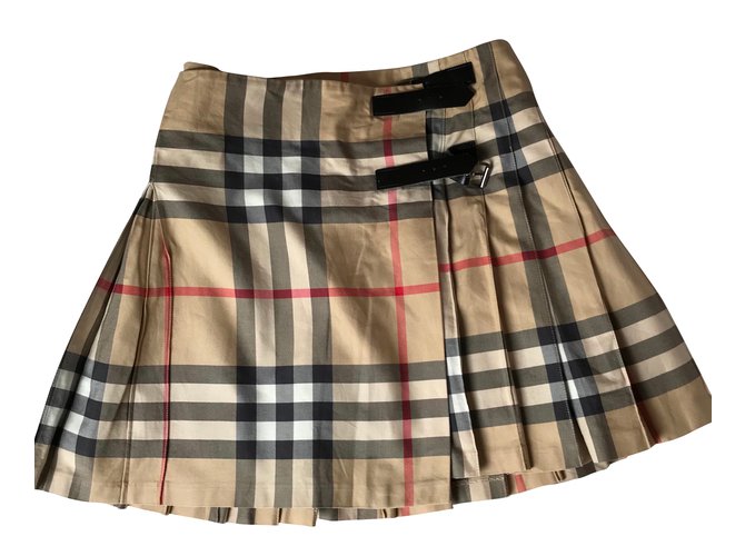 Burberry Skirt Multiple colors Cotton  ref.71860