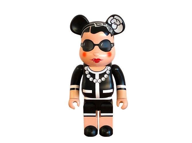 Bearbrick Chanel 1000% Preto