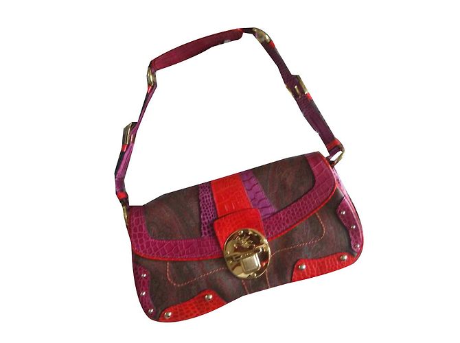 Etro Exotic Leather Handbag Multicolore Multiple colors