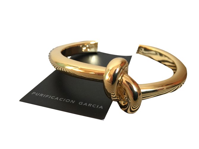 Purificacion Garcia Bracelet Golden Metal  ref.71977