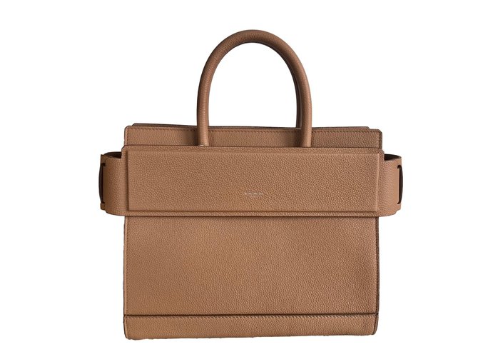 Givenchy Horizon Handbags Leather Beige 