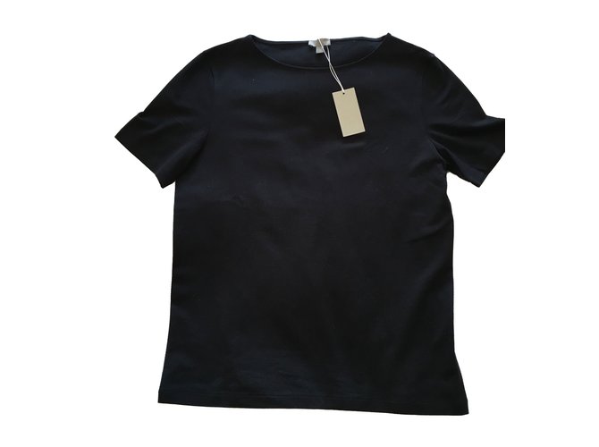 Cos Tee shirt Navy blue Cotton  ref.72047