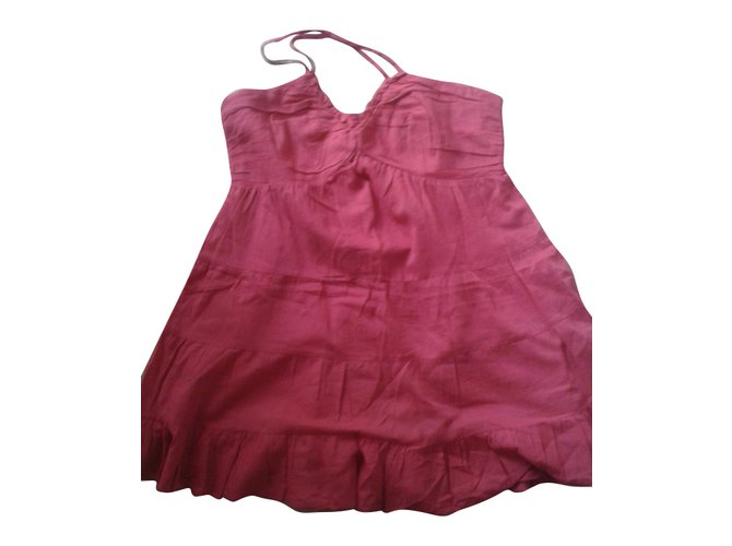 Autre Marque Benetton Dress/tunic Red Cotton  ref.72105