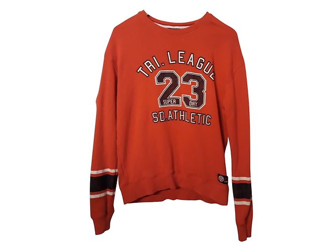 Autre Marque Superdry Sweatshirt Orange aus Baumwolle