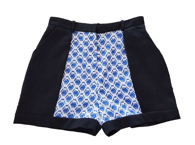 Peter Pilotto X Target Pantalones cortos Azul Poliéster  ref.72392