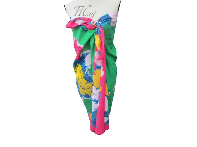 Pareô Lenço Moschino Multicor Algodão