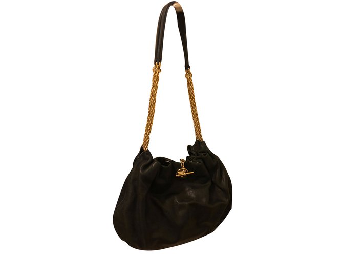 Sonia Rykiel Handbag Black Leather  ref.72551