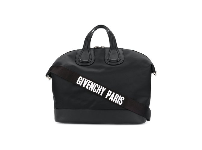 Givenchy Alforje de Rouxinol Preto Nylon  ref.72665