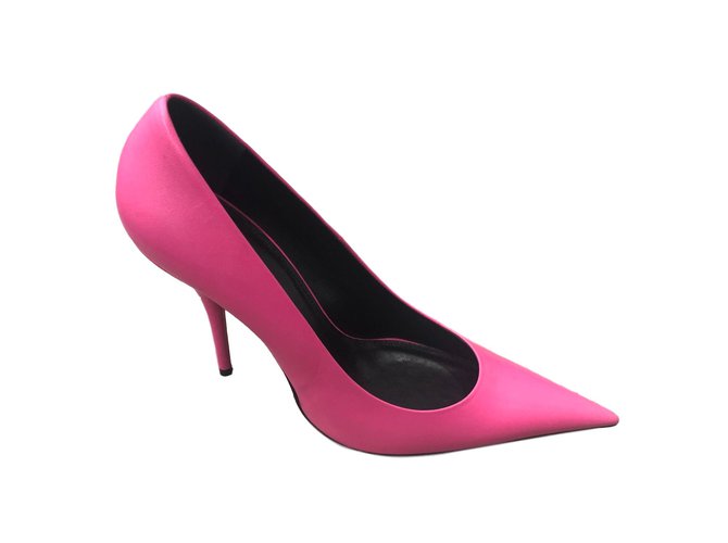Balenciaga Fersen Pink Leder  ref.72706