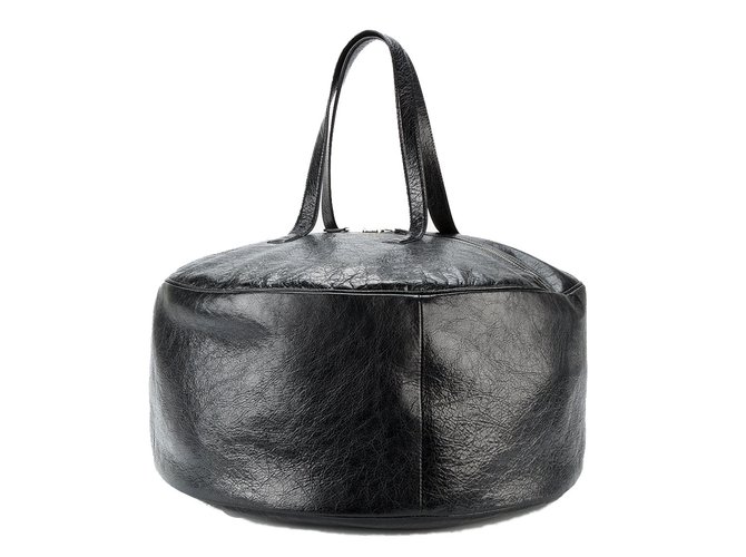Balenciaga Handbag Black Leather  ref.72719