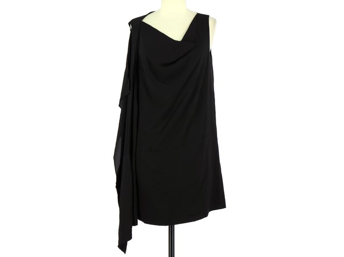 Comptoir Des Cotonniers Dress Black Silk  ref.72754