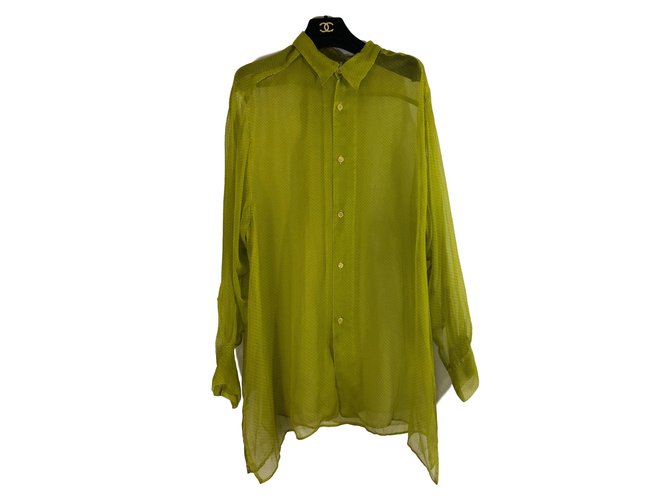 Irié Shirt Yellow Silk  ref.72797