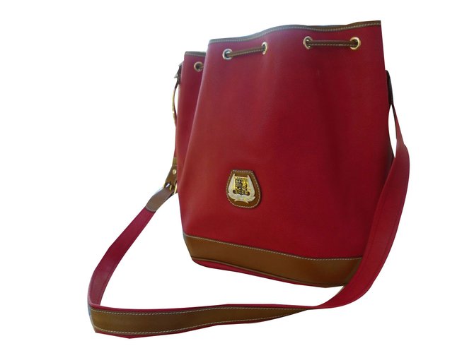 Lancel Bag Red Leather  ref.72817