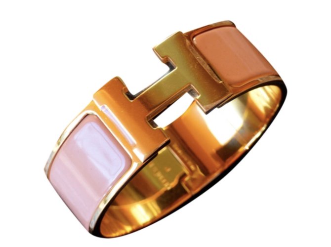 Hermès Armband Pink Metall  ref.72826