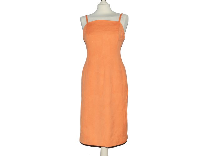 Givenchy Kleid Orange Baumwolle  ref.72832