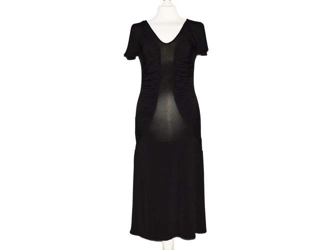Just Cavalli Dresses Black Viscose  ref.72850