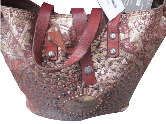 Campomaggi Handbags Copper Leather  ref.72865