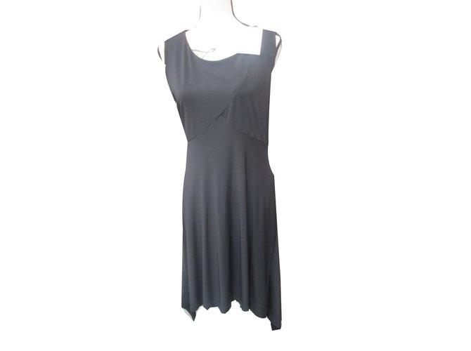 Marella Dresses Black Viscose Polyamide  ref.72867
