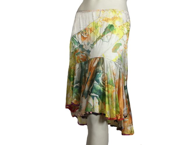 Just Cavalli silk skirt Multiple colors Elastane  ref.72876