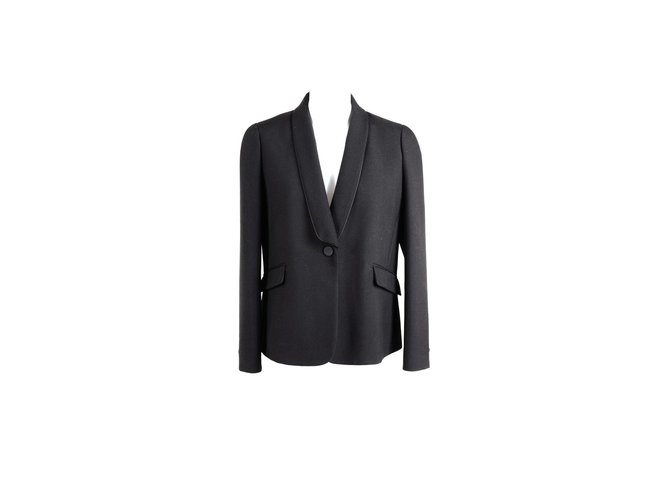 Balenciaga Jacket Black Wool  ref.72925