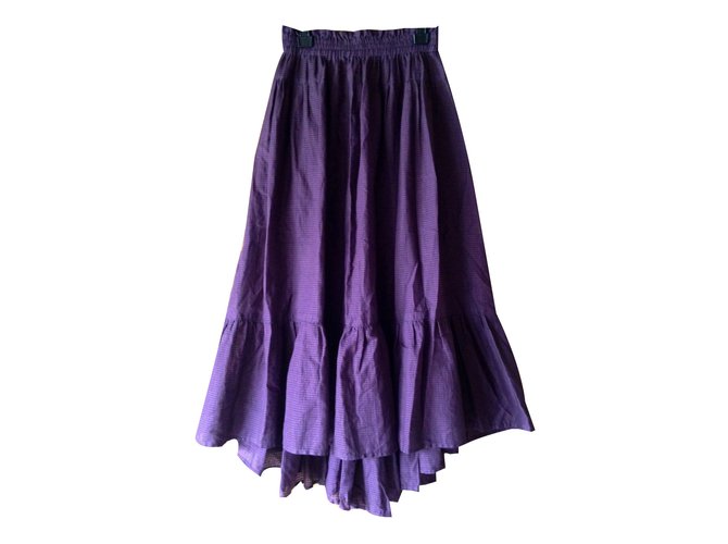 Kenzo Skirts Purple Cotton  ref.72963