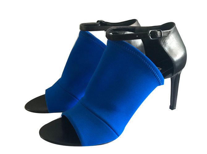 Balenciaga sandali Blu Pelle  ref.73013