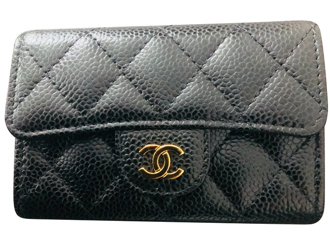 Chanel Purses, wallets, cases Blue Leather  ref.73075