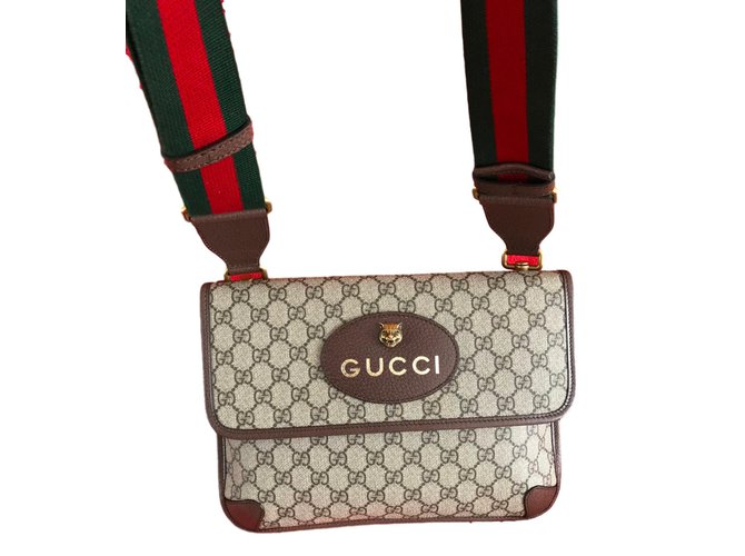 Gucci GG Supreme Umhängetasche - Stil ?495654 Mehrfarben Tuch  ref.73080