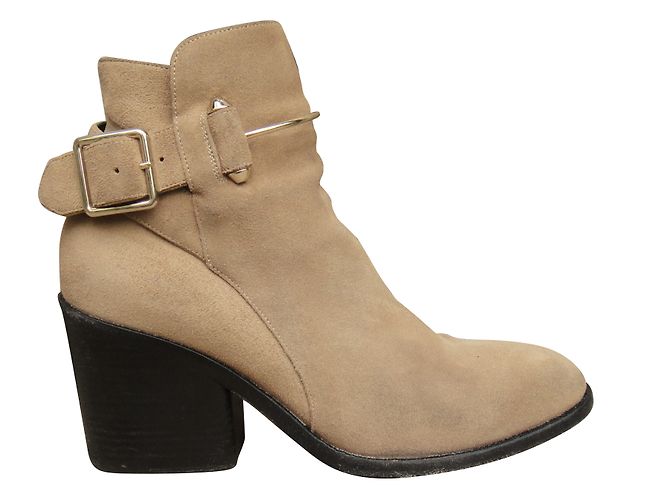 Balenciaga Stiefeletten Beige Wildleder Größe 38