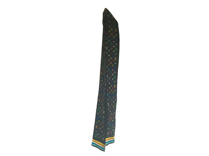 Louis Vuitton Sciarpe di seta Multicolore  ref.73125