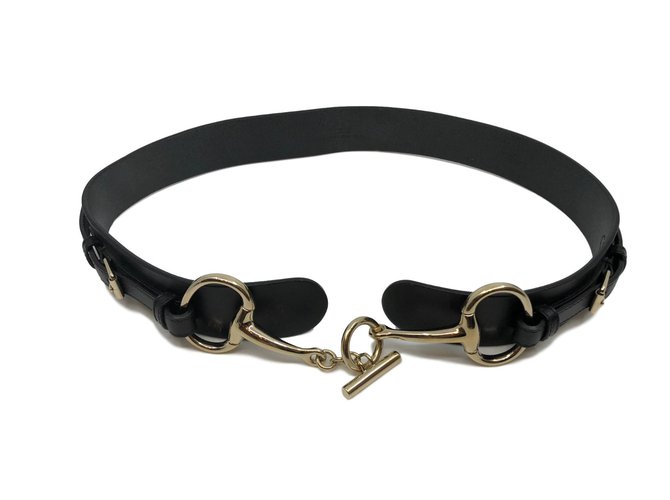 Gucci Belt Black Leather  ref.73136