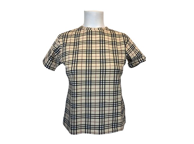 Camiseta Burberry de algodón beige M