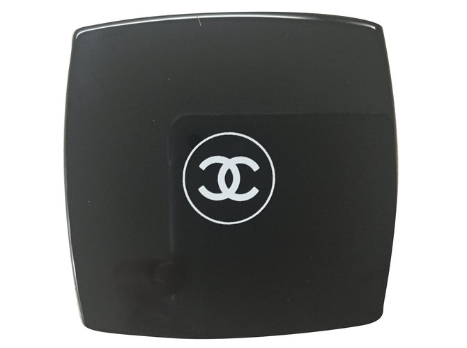Chanel Miroir Plastique Noir  ref.73178