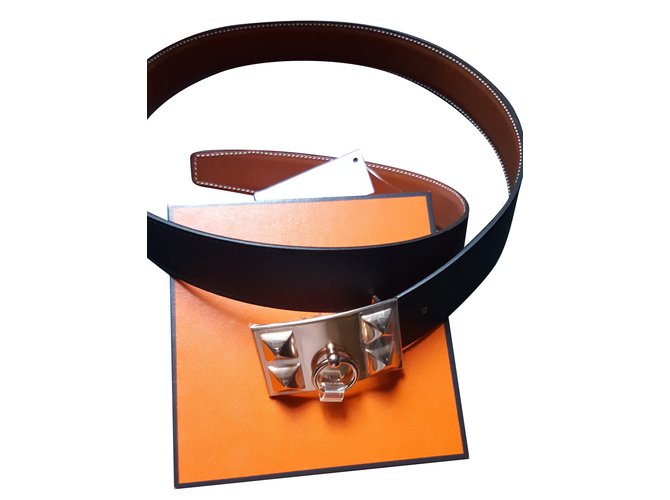 Hermès Cinturón Collier De Chien Metal  ref.82157