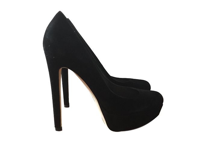Christian Dior Pumps aus Lammleder Schwarz