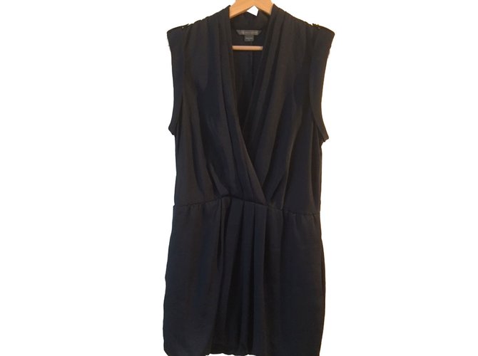Armani Exchange Dress Navy blue Cotton  ref.73442