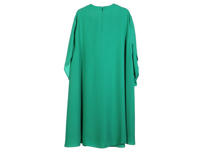 Balenciaga Kleid Kleider Acetat Grun Ref Joli Closet