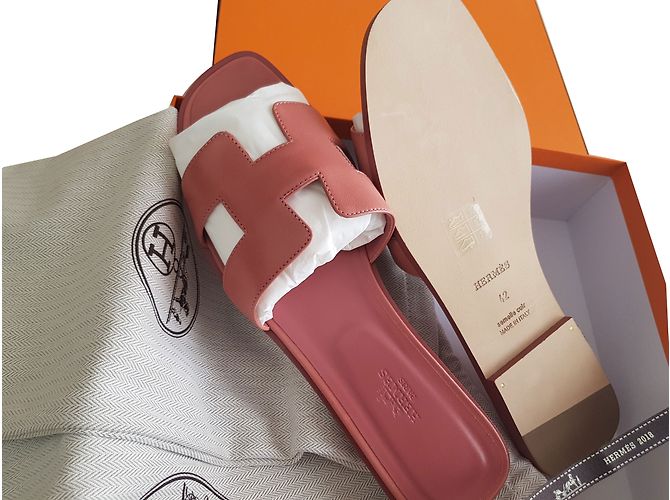 Hermès Mules Rose