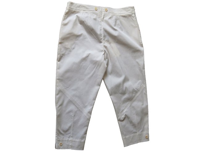 Kenzo Pantalones cortos Blanco Algodón  ref.73557